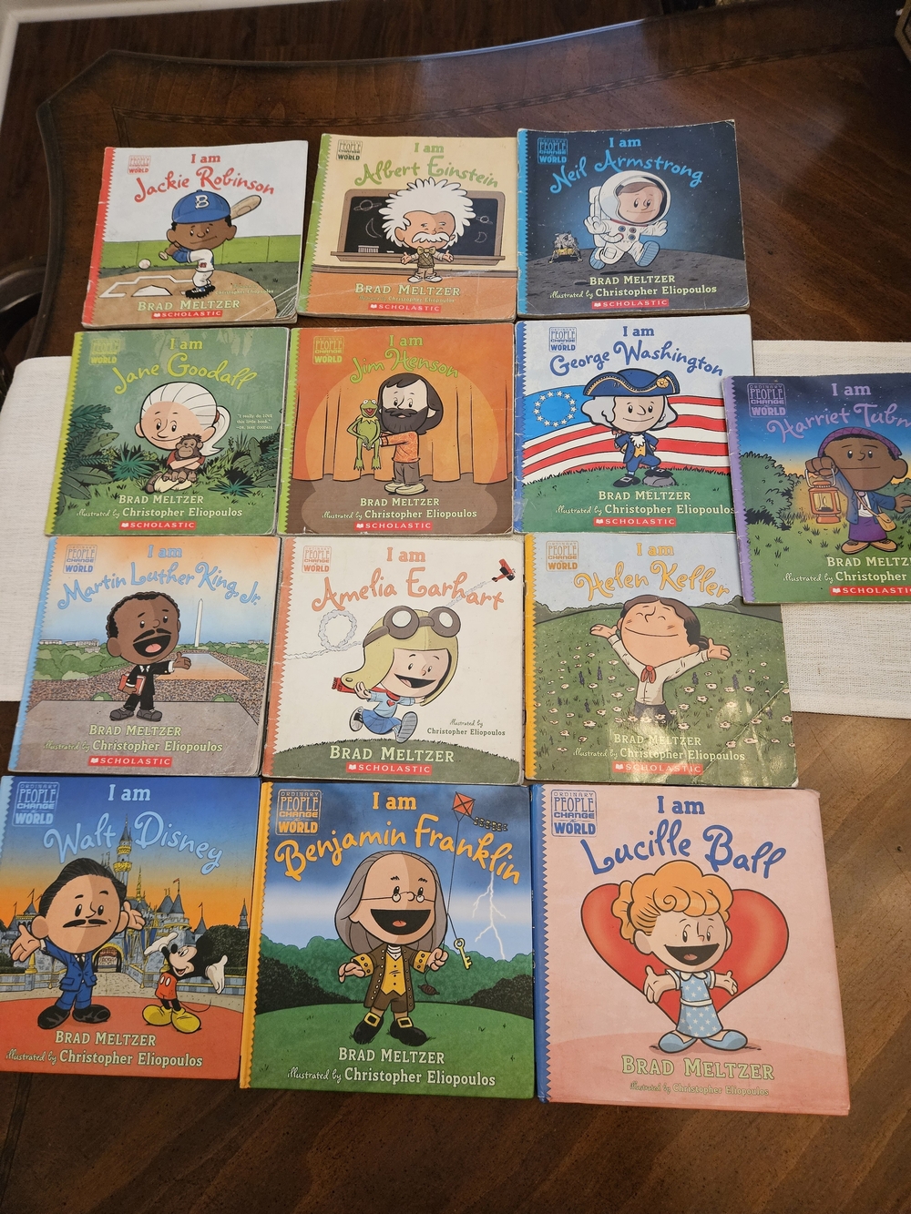 Set Of 14 'I Am' Biography Books